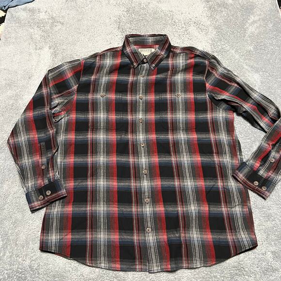 Duluth Trading Co. Other - Duluth Shirt Mens XL Tall Free Swingin' Flannel Relaxed Fit Shirt  Item 52007